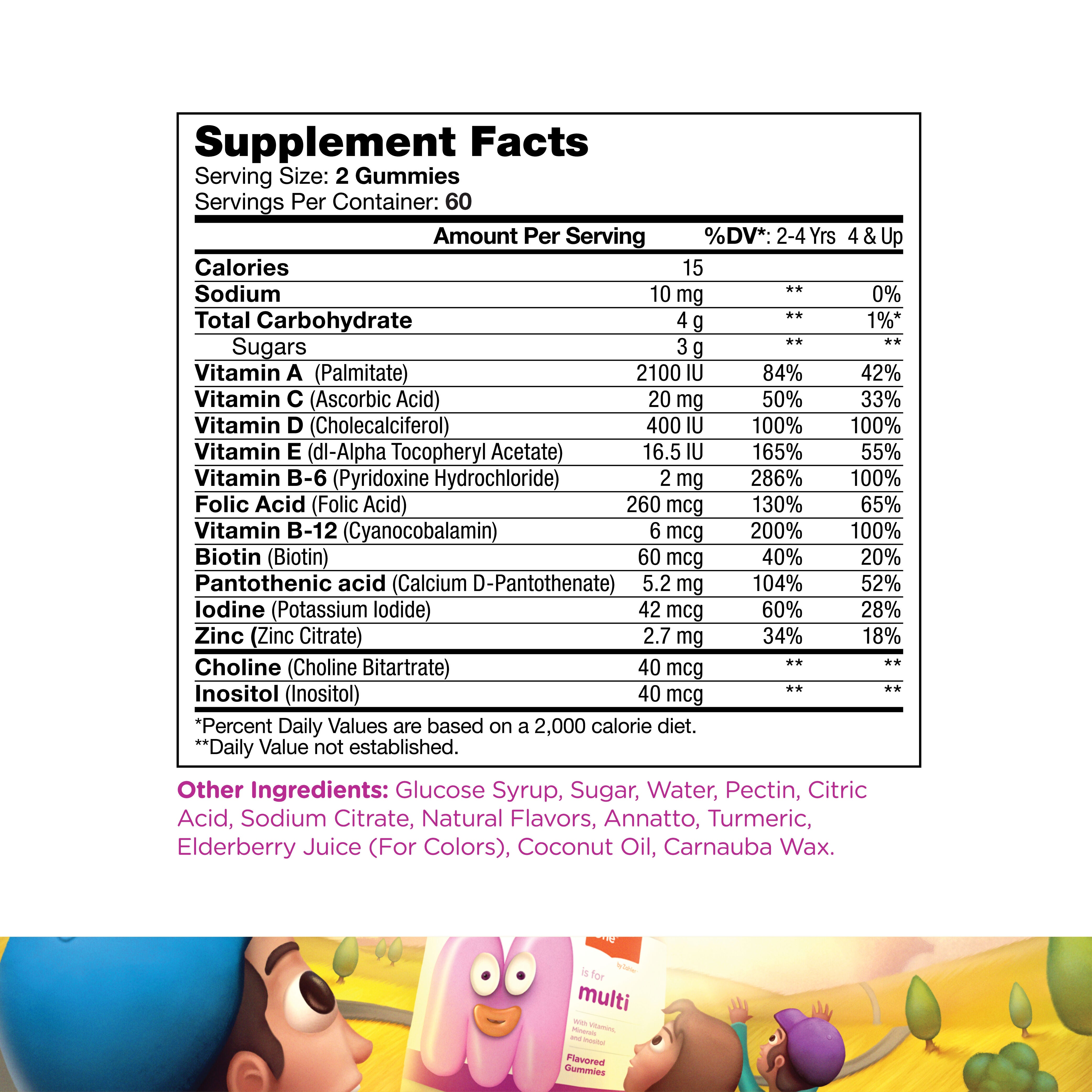 Chapter One&trade; M Is For Multi - 120 Gummies (60 Servings)
